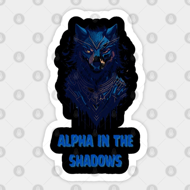 alpha male Sticker by vaporgraphic